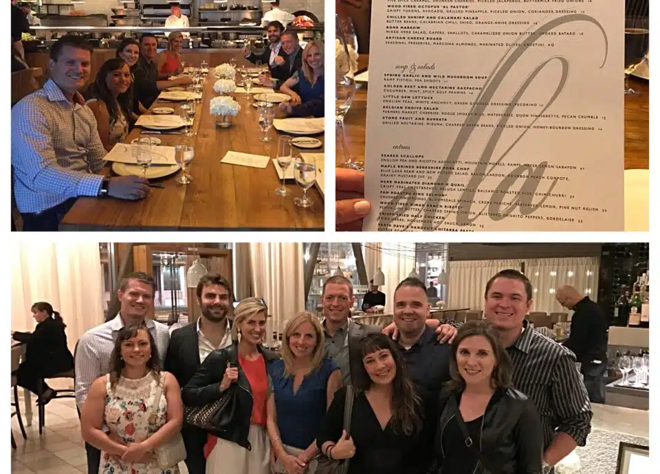 Employee Dinner - Towerpoint Wealth’s One-Year Anniversary