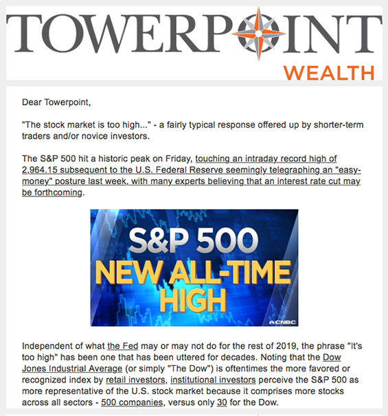 How High Is Too High Sacramento Financial Advisor Towerpoint Wealth