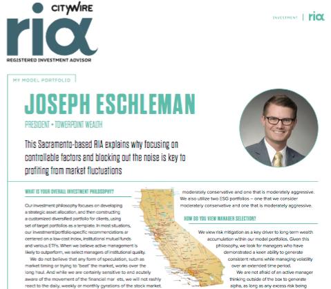 Joseph Eschleman, Certified Investment Management Analyst, CIMA®