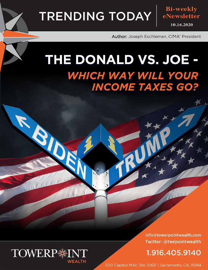 "The Donald vs. Joe - Which Way Will Your Income Taxes Go?" - Trending Today - 10.16.2020