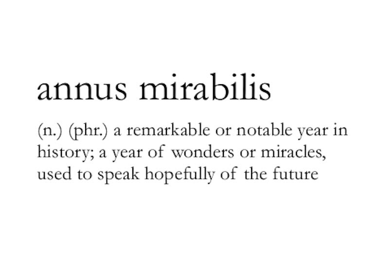 annus mirabilis