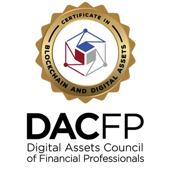 President, Joseph Eschleman, earned his Certificate in Blockchain and Digital Assets from the Digital Assets Council of Financial Professionals.