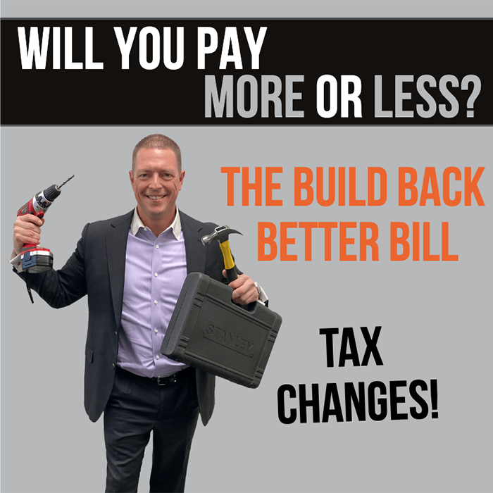 Build Back Better Bill Tax Changes