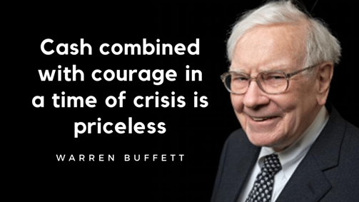 Warren Buffet Quote Cash