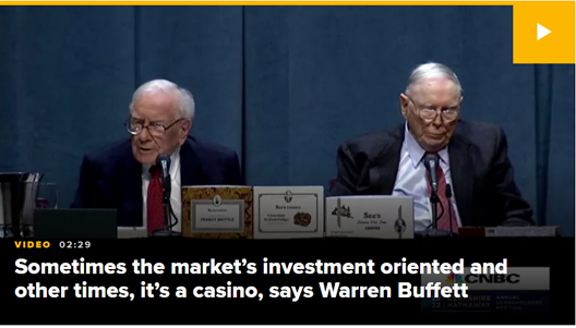 Warren Buffett said