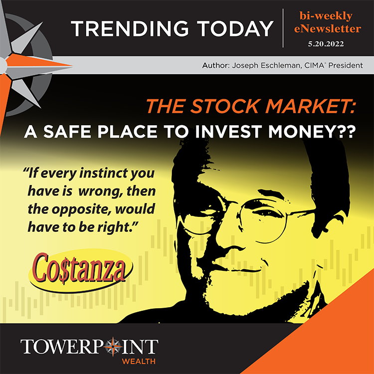s the stock market a safe place to invest money?