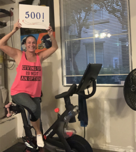 Peloton bike - 500 ride