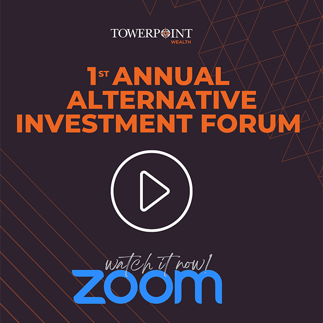 alternative investments virtual webinar Towerpoint Wealth