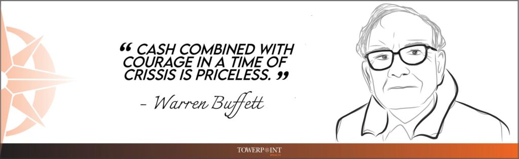 Warren Buffet Quote Cash Priceless Holding Cash