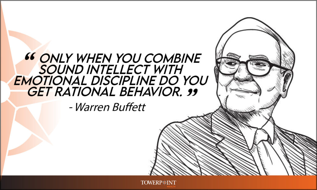 Image of Warren Buffet and his quotation