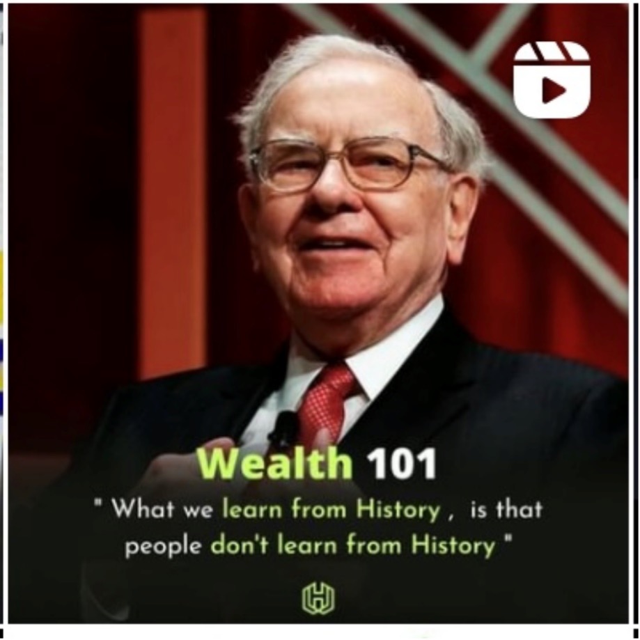 Warren Buffet says Wealth 101