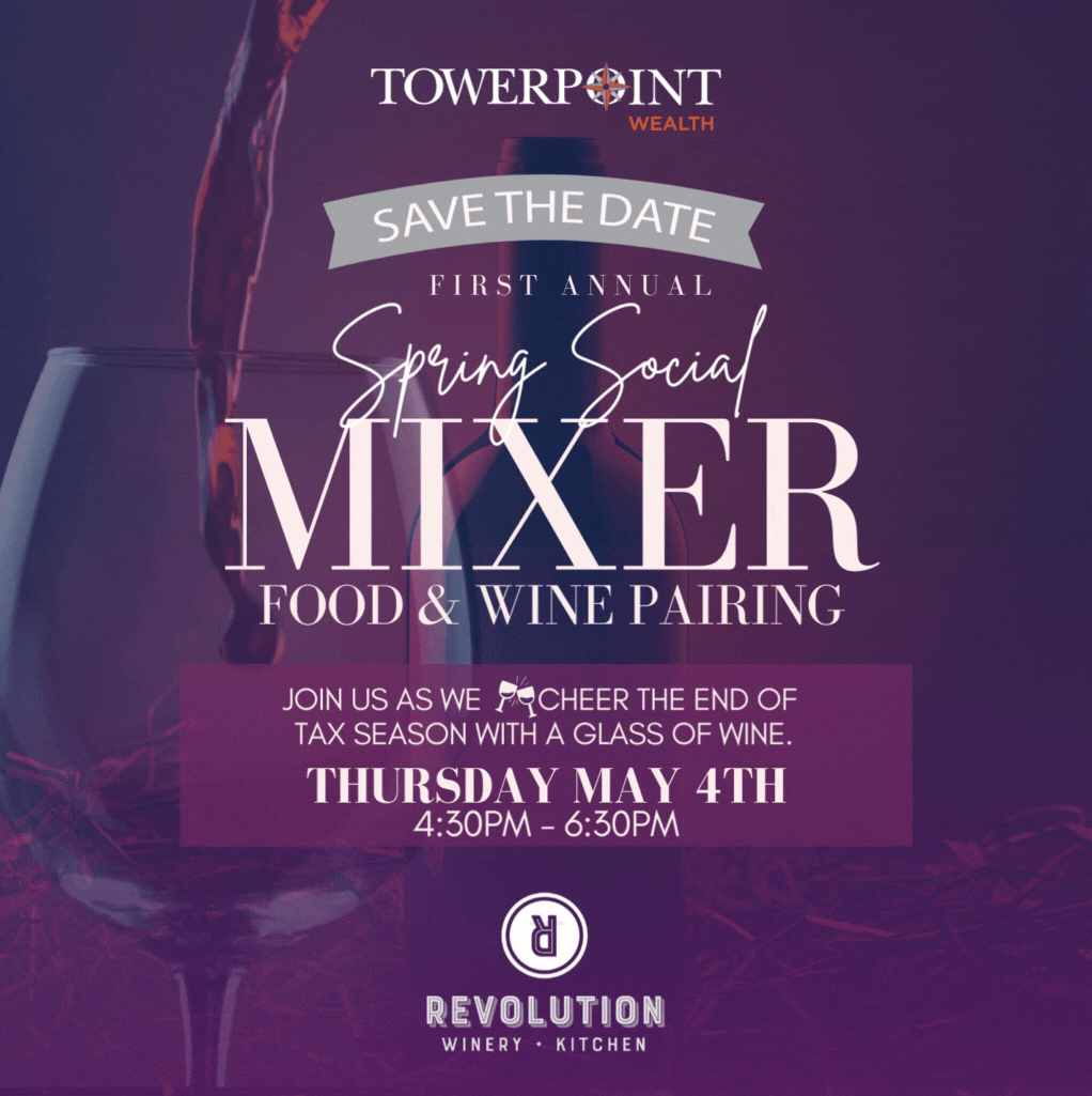Save the Date Towerpoint Wealth Social Mixer