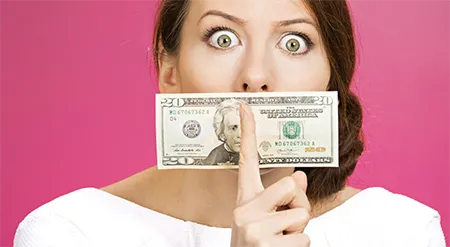 Talking about money $20 lady