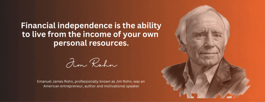 Financial Independence Personal Wealth Quote