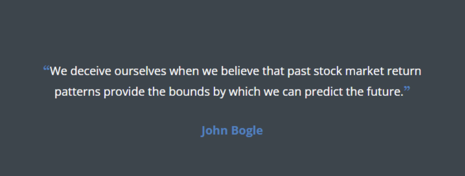 Quote attributed to John Bogle | John Bogle Stock Market Return Patterns