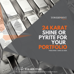 Gold 24 karat shine or pyrite for your portfolio
