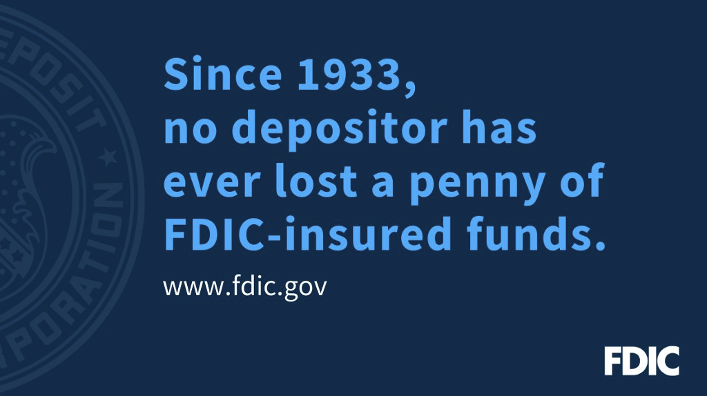 Pull quote from FDIC.gov website