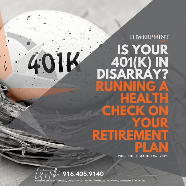 Retirement Plan 401k Disarray