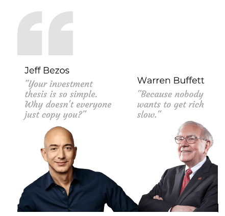 Individual Stocks - Jeff Bezos and Warren Buffett