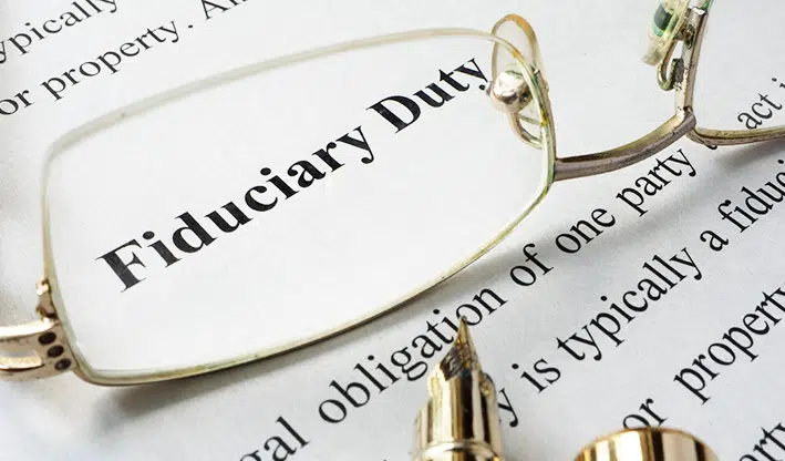 Fiduciary Duty on a piece of paper